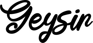 Vorschau des Bootsnamens "Geysir" als Schriftzug für "Bootsbeschriftung Klassisch 102"