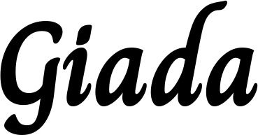 Vorschau des Bootsnamens "Giada" als Schriftzug für "Bootsbeschriftung Klassisch 51"