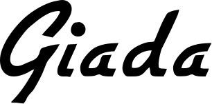 Vorschau des Bootsnamens "Giada" als Schriftzug für "Bootsbeschriftung Klassisch 66"