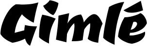 Vorschau des Bootsnamens "Gimlé" als Schriftzug für "Bootsbeschriftung Neu 39"