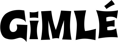 Vorschau des Bootsnamens "Gimlé" als Schriftzug für "Bootsbeschriftung Klassisch 25"