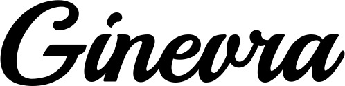 Vorschau des Bootsnamens "Ginevra" als Schriftzug für "Bootsbeschriftung Klassisch 86"