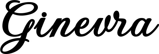 Vorschau des Bootsnamens "Ginevra" als Schriftzug für "Bootsbeschriftung Klassisch 69"