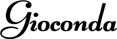 Vorschau des Bootsnamens "Gioconda" als Schriftzug für "Bootsbeschriftung Klassisch 76-A"
