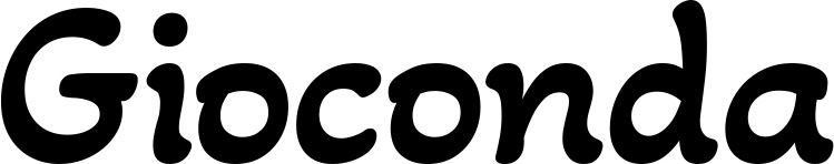 Vorschau des Bootsnamens "Gioconda" als Schriftzug für "Bootsbeschriftung Klassisch 103"