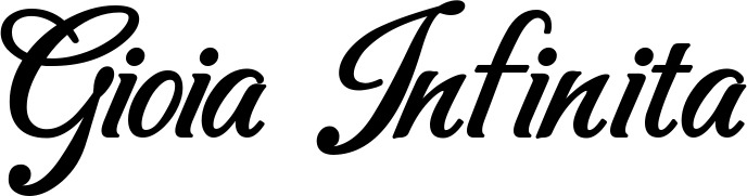 Vorschau des Bootsnamens "Gioia Infinita" als Schriftzug für "Bootsbeschriftung Klassisch 50"