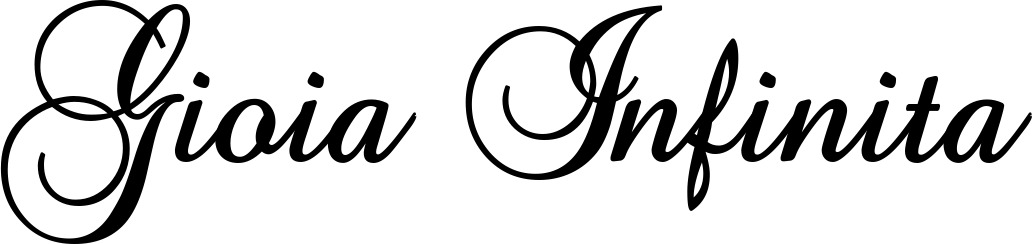 Vorschau des Bootsnamens "Gioia Infinita" als Schriftzug für "Bootsbeschriftung Klassisch 02-A"