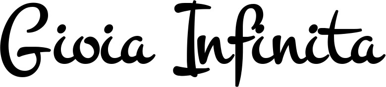 Vorschau des Bootsnamens "Gioia Infinita" als Schriftzug für "Bootsbeschriftung Klassisch 81"