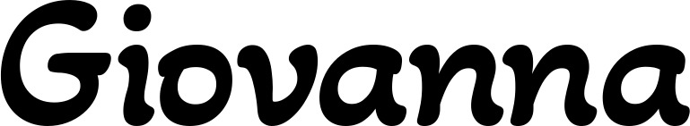 Vorschau des Bootsnamens "Giovanna" als Schriftzug für "Bootsbeschriftung Klassisch 103"