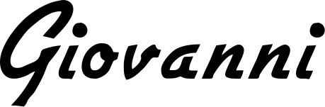 Vorschau des Bootsnamens "Giovanni" als Schriftzug für "Bootsbeschriftung Klassisch 66"