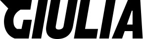 Vorschau des Bootsnamens "Giulia" als Schriftzug für "Bootsbeschriftung Neu 15"