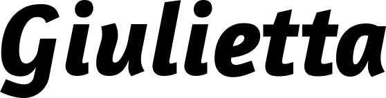 Vorschau des Bootsnamens "Giulietta" als Schriftzug für "Bootsbeschriftung Kursiv 01"
