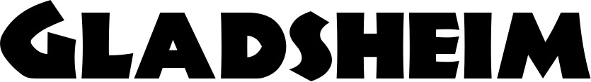 Vorschau des Bootsnamens "Gladsheim" als Schriftzug für "Bootsbeschriftung Neu 07"