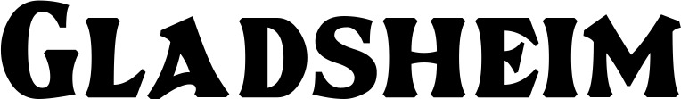 Vorschau des Bootsnamens "Gladsheim" als Schriftzug für "Bootsbeschriftung Neu 37"