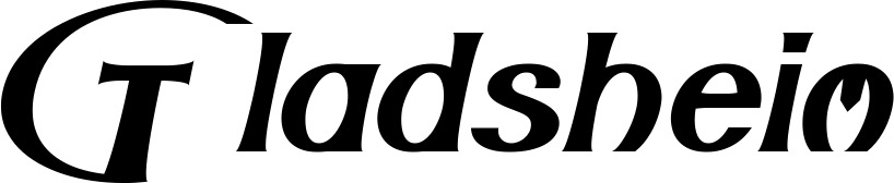 Vorschau des Bootsnamens "Gladsheim" als Schriftzug für "Bootsbeschriftung Neu 08"