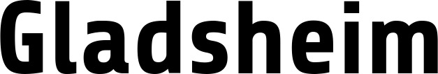 Vorschau des Bootsnamens "Gladsheim" als Schriftzug für "Bootsbeschriftung Fett 37"