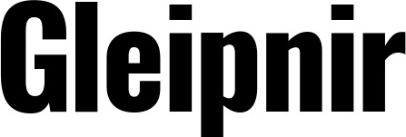 Vorschau des Bootsnamens "Gleipnir" als Schriftzug für "Bootsbeschriftung Fett 29"