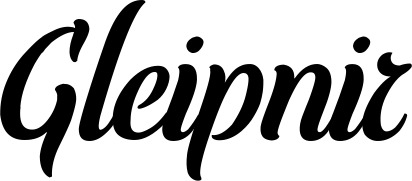 Vorschau des Bootsnamens "Gleipnir" als Schriftzug für "Bootsbeschriftung Klassisch 62"
