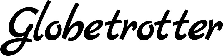 Vorschau des Bootsnamens "Globetrotter" als Schriftzug für "Bootsbeschriftung Klassisch 45"