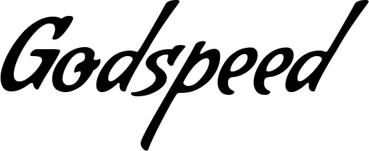 Bootsname 'Godspeed' angezeigt als 'Bootsbeschriftung Klassisch 57'