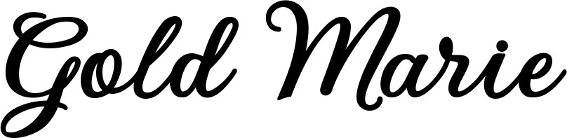 Vorschau des Bootsnamens "Gold Marie" als Schriftzug für "Bootsbeschriftung Klassisch 69"