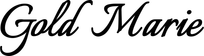 Vorschau des Bootsnamens "Gold Marie" als Schriftzug für "Bootsbeschriftung Klassisch 58"