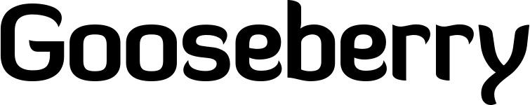 Vorschau des Bootsnamens "Gooseberry" als Schriftzug für "Style Normal 06"