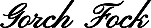 Vorschau des Bootsnamens "Gorch Fock" als Schriftzug für "Bootsbeschriftung Klassisch 107"