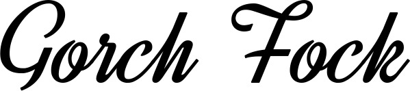 Vorschau des Bootsnamens "Gorch Fock" als Schriftzug für "Bootsbeschriftung Klassisch 44"