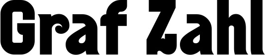 Vorschau des Bootsnamens "Graf Zahl" als Schriftzug für "Bootsbeschriftung Neu 32"