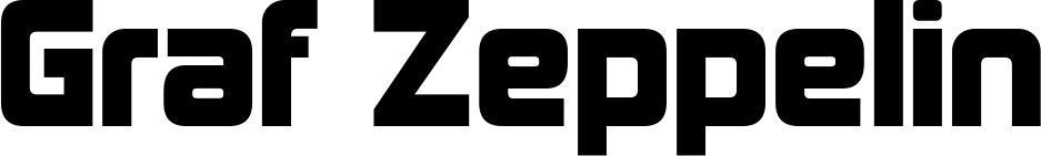 Vorschau des Bootsnamens "Graf Zeppelin" als Schriftzug für "Bootsbeschriftung Neu 25"