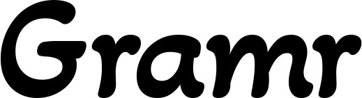 Vorschau des Bootsnamens "Gramr" als Schriftzug für "Bootsbeschriftung Klassisch 103"