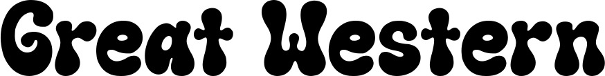 Vorschau des Bootsnamens "Great Western" als Schriftzug für "Bootsbeschriftung Neu 62"