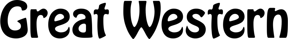 Vorschau des Bootsnamens "Great Western" als Schriftzug für "Bootsbeschriftung Fett 01"