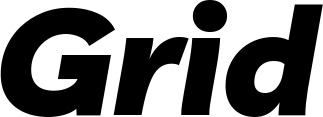 Vorschau des Bootsnamens "Grid" als Schriftzug für "Bootsbeschriftung Kursiv 06"