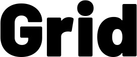 Vorschau des Bootsnamens "Grid" als Schriftzug für "Bootsbeschriftung Fett 10"