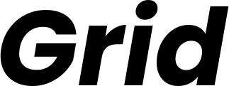 Vorschau des Bootsnamens "Grid" als Schriftzug für "Bootsbeschriftung Kursiv 09"