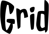 Vorschau des Bootsnamens "Grid" als Schriftzug für "Bootsbeschriftung Neu 46"