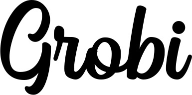 Vorschau des Bootsnamens "Grobi" als Schriftzug für "Style Klassisch 43"
