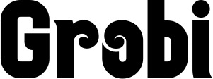 Vorschau des Bootsnamens "Grobi" als Schriftzug für "Bootsbeschriftung Neu 32"