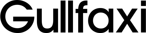 Vorschau des Bootsnamens "Gullfaxi" als Schriftzug für "Bootsbeschriftung Fett 19"