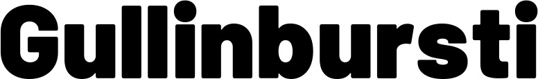Vorschau des Bootsnamens "Gullinbursti" als Schriftzug für "Bootsbeschriftung Fett 10"