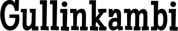 Vorschau des Bootsnamens "Gullinkambi" als Schriftzug für "Bootsbeschriftung Neu 54"