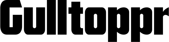 Vorschau des Bootsnamens "Gulltoppr" als Schriftzug für "Bootsbeschriftung Neu 30"