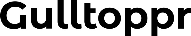 Vorschau des Bootsnamens "Gulltoppr" als Schriftzug für "Bootsbeschriftung Fett 26"