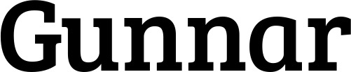 Vorschau des Bootsnamens "Gunnar" als Schriftzug für "Bootsbeschriftung Normal 09"