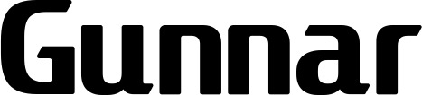 Vorschau des Bootsnamens "Gunnar" als Schriftzug für "Bootsbeschriftung Fett 22"