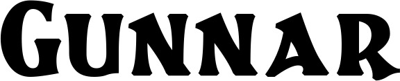 Vorschau des Bootsnamens "Gunnar" als Schriftzug für "Bootsbeschriftung Neu 37"