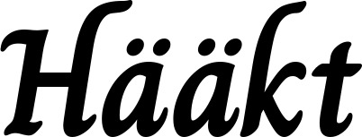 Vorschau des Bootsnamens "Hääkt" als Schriftzug für "Style Klassisch 51"