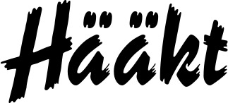 Vorschau des Bootsnamens "Hääkt" als Schriftzug für "Style Neu 10"